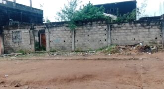TERRAIN A VENDRE AVEC 02 APPARTEMENTS DE 3 PIÈCES INACHEVÉS